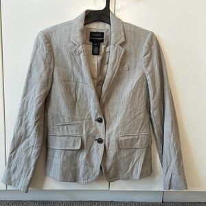 J Crew Schoolboy blazer - gray herringbone